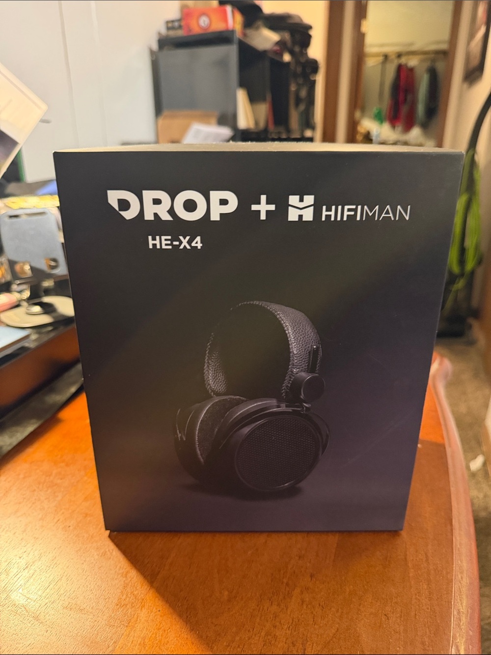 IMAN Drop + HIFIMAN HE-X4 Over-Ear Headphones - Black
